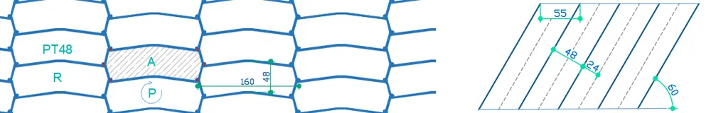 PT48 Model Geçmeli Kızaklı Lamella Görseli